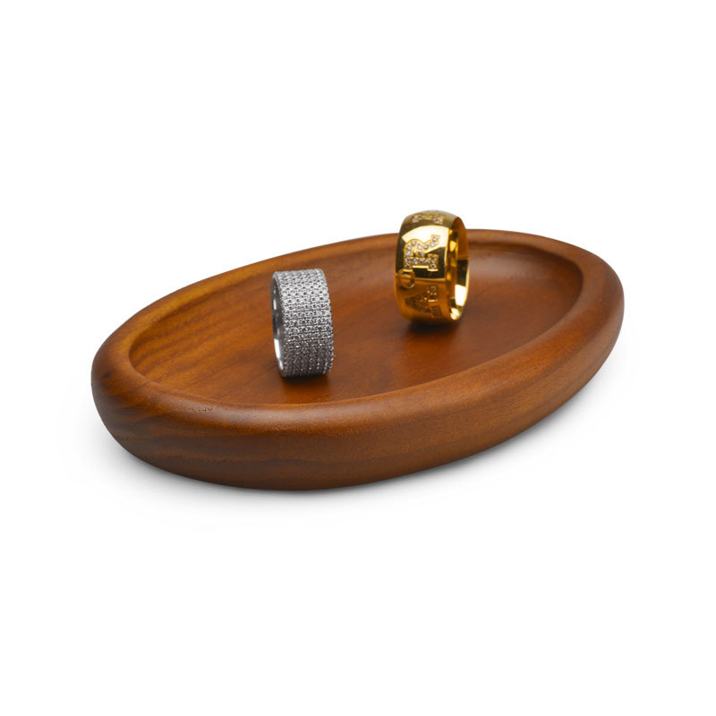 FANXI SM145 new solid wood serving trays ring bangle pearl rosary jewelry display trays natural style trays