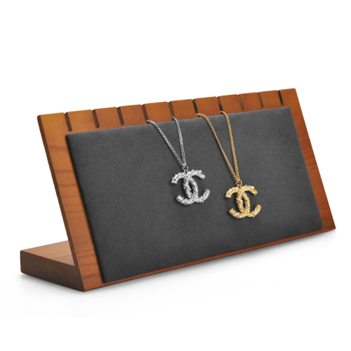 FANXI SM143 factory wholesale custom wood jewelry jewelry display for necklace pendant