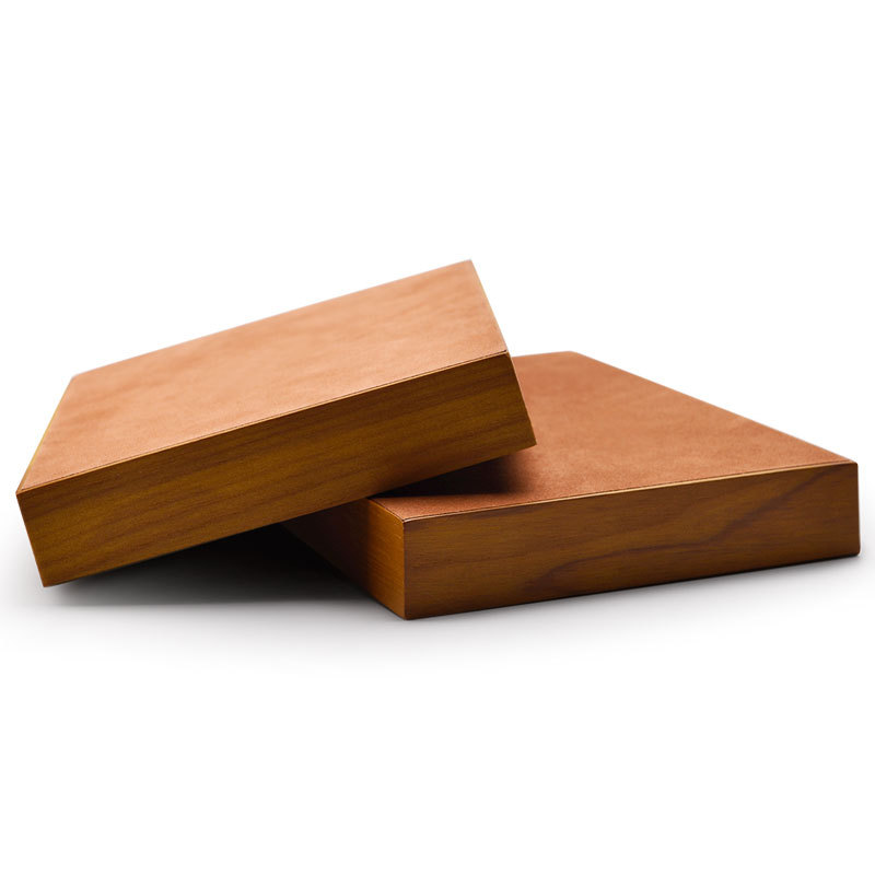 FANXI P033 Wooden Jewelry Display Tray Flat Tray High-end Quality Grey/Beige Microfiber Trays