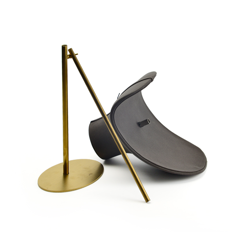 FANXI RX03303 Custom Hot sale Jewelry Necklace Bust Resin Black Metal Leather Jewelry Display Stand Necklace Pendant Holder