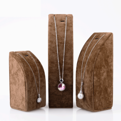 FANXI RB014 Custom Jewelry Display Stand Velvet Materials Pedant Stand and Necklace Display
