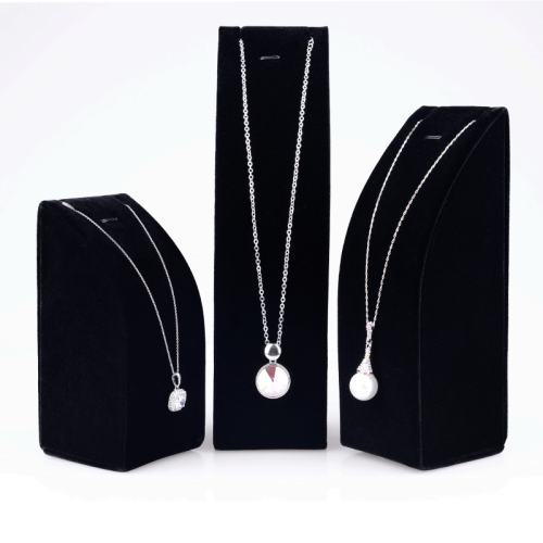 FANXI RB014 Custom Jewelry Display Stand Velvet Materials Pedant Stand and Necklace Display