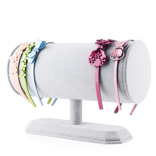 FANXI RB020 Fashion China Wholesale Large Velvet Headband Display Stand T Bar Jewelry Display