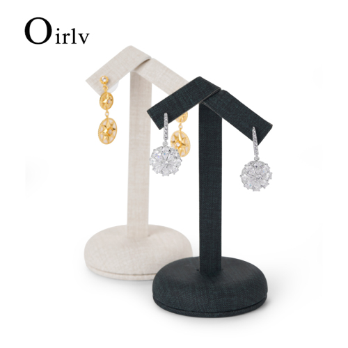 FANXI PU079 New Hot Selling Custom Earring PU Leather Jewelry Display Stand For Jewelry Store