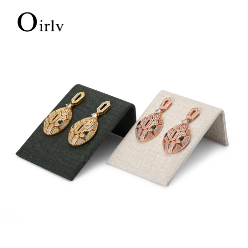 FANXI PU086 China Hot Sale Jewelry Earring Display Hold Jewellery Dangler Stands With Customized Logo And Printing