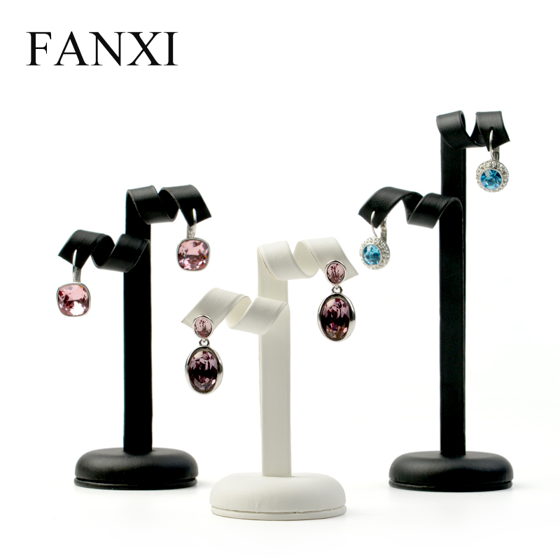 FANXI PU03602 Custom nice design fashion jewelry display stand for rings earrings