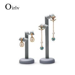 FANXI PU056 PU leather fashion jewelry earring display stand earring holder stand display