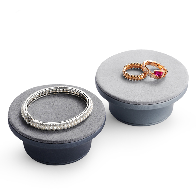 Fanxi PU095 New Design Jewelry Bangle Ring Earring Display PU Leather Microfiber Accept Customization Logo Display Stand