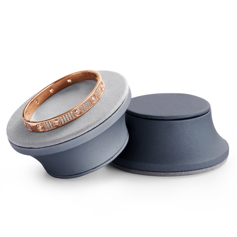 Fanxi PU095 New Design Jewelry Bangle Ring Earring Display PU Leather Microfiber Accept Customization Logo Display Stand