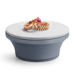Fanxi PU095 New Design Jewelry Bangle Ring Earring Display PU Leather Microfiber Accept Customization Logo Display Stand