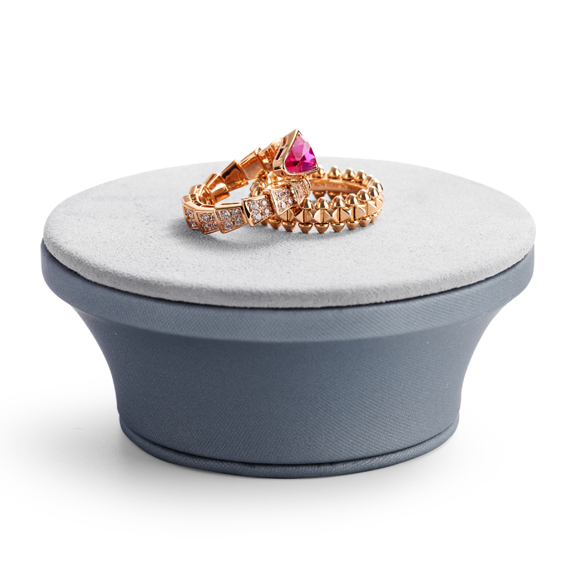 Fanxi PU095 New Design Jewelry Bangle Ring Earring Display PU Leather Microfiber Accept Customization Logo Display Stand