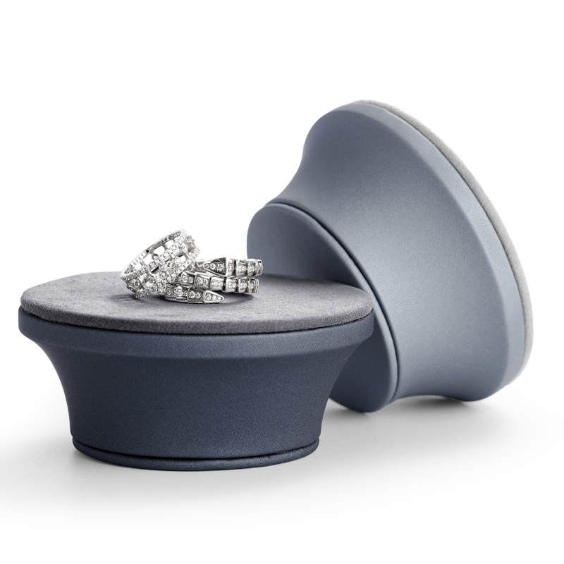 Fanxi PU095 New Design Jewelry Bangle Ring Earring Display PU Leather Microfiber Accept Customization Logo Display Stand