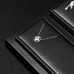 FANXI TT135 New Model Jewelry Display Sets With Black Pu Leather For Ring Earring Window Display Sets