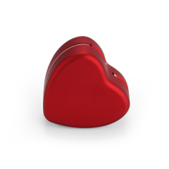 FANXI TC-H022 heart design red printed jewelry ring box