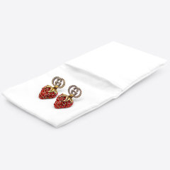 FANXI D033 high quality new double line fabric jewelry pouches accept custom logo