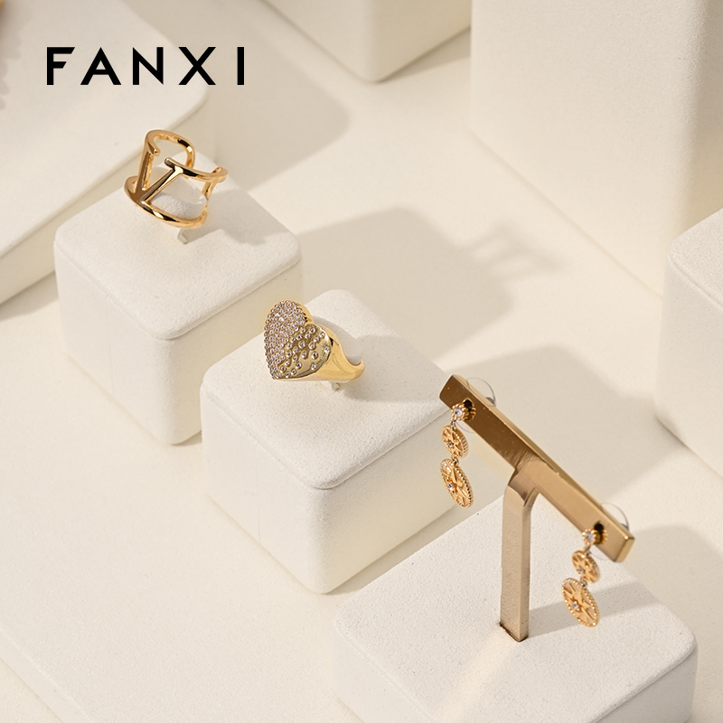 FANXI TT179 New design microfiber jewelry display sets for watch rings earrings