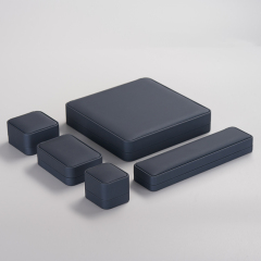 Custom luxury PU leather jewelry packing box