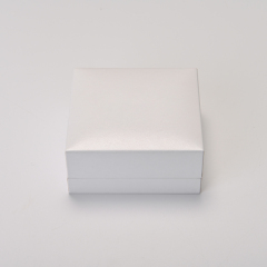 Custom logo & colour leatherette paper jewellery packaging box