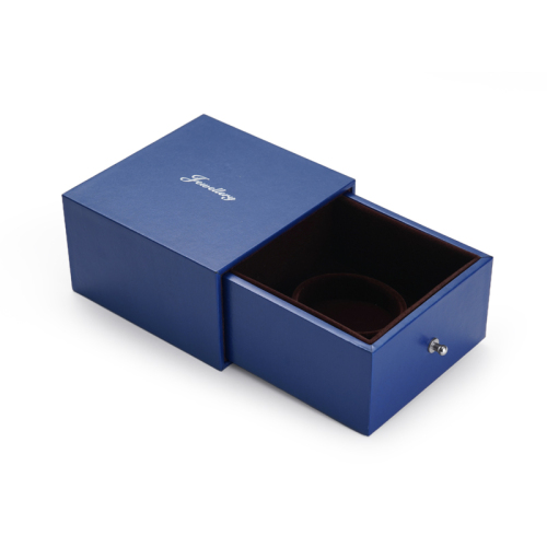 FANXI TC-H048 drawer jewelry boxes leatheretter paper with velvet