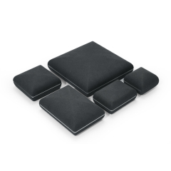 FANXI TC-H046 Black microfiber jewellery packaging box