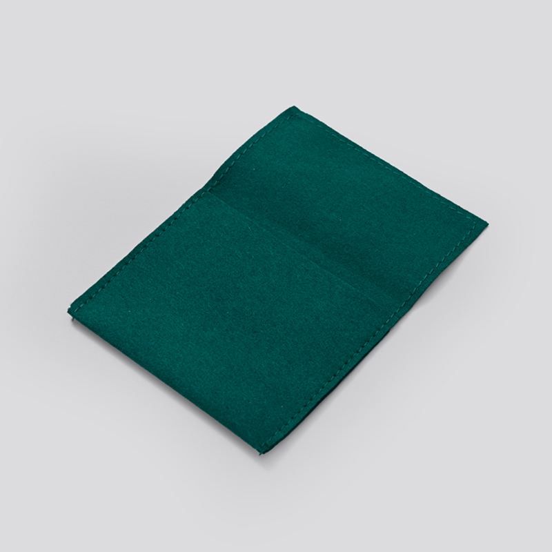 FANXI custom size green microfiber pouch for necklace pendant bracelet