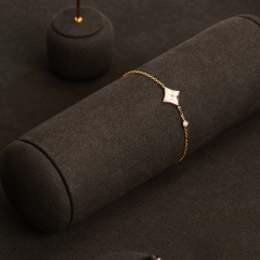 FANXI New design TT092 brown microfiber jewelry display set