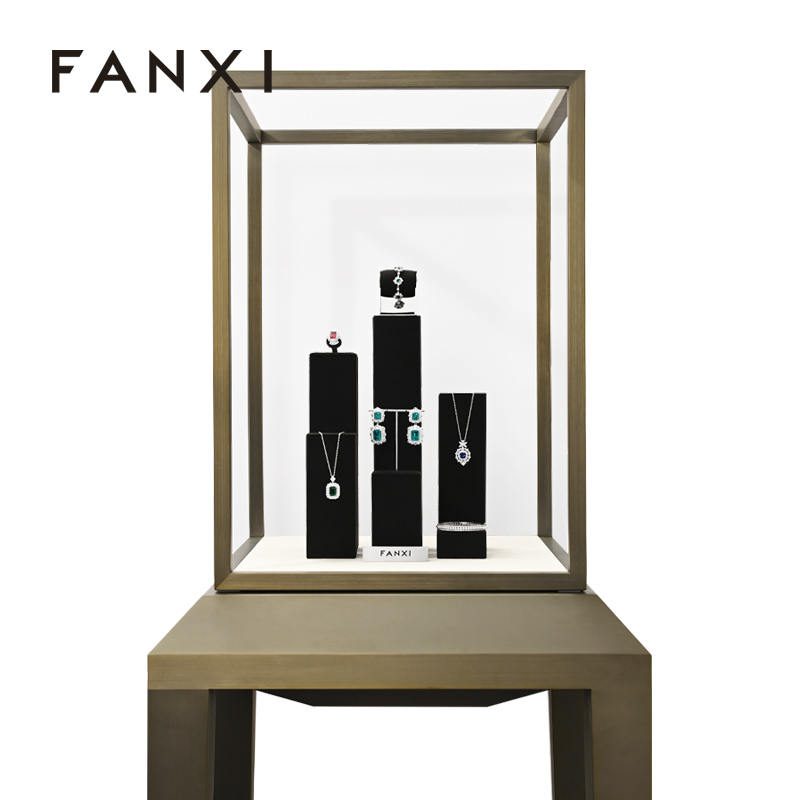 FANXI TT185 jewelry display rack set for ring earring pendant necklace bracelet watch retail shop