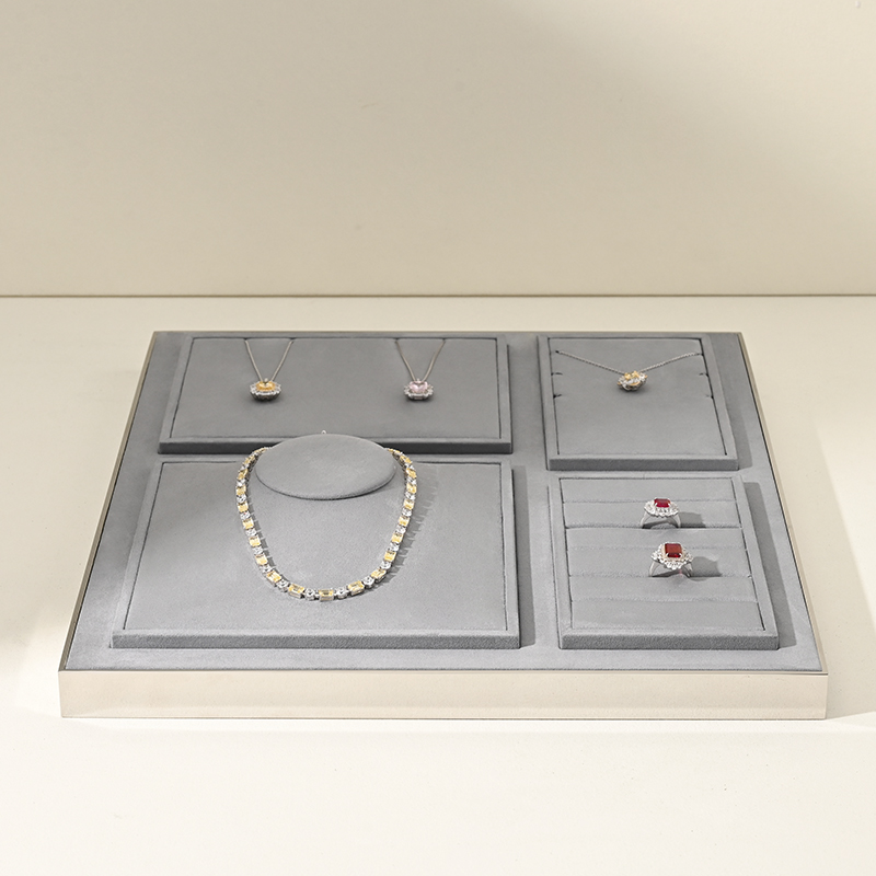 FANXI TT207 Jewelry Display Tray For Bracelet Necklace Ring Exhibitor jewellery Custom jewellery tray