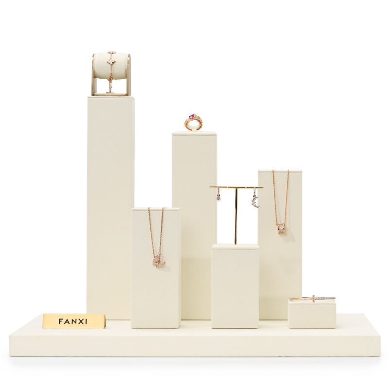 FANXI TT186 factory wholesale custom jewelry racks jewelry display props for retail shop