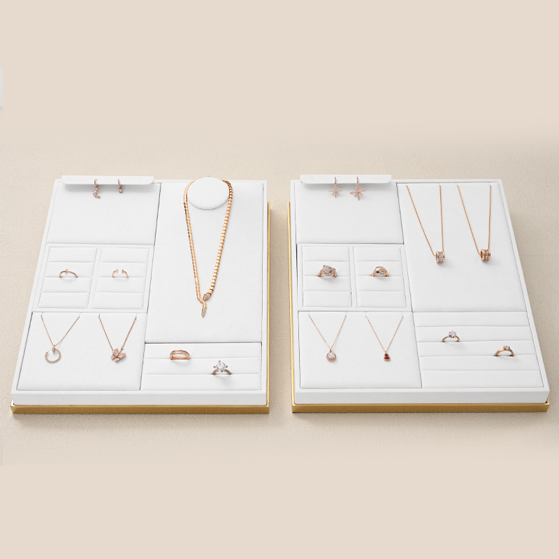 FANXI TT202 Jewelry Display Tray For plateau de prsentation de bijoux Creativity Custom Microfiber jewellery tray