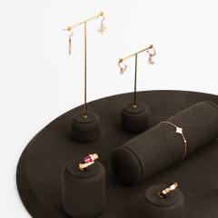 FANXI New design TT092 brown microfiber jewelry display set