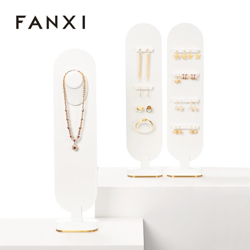 FANXI TT160 New fashion magnetic pu leather jewelry display set for showcase