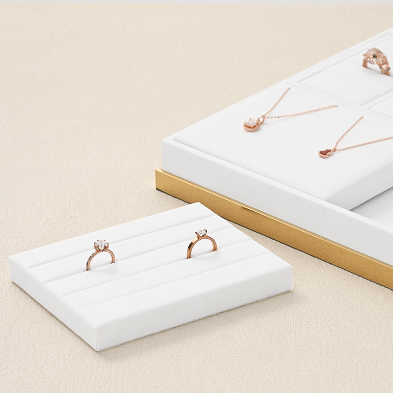 FANXI TT202 Jewelry Display Tray For plateau de prsentation de bijoux Creativity Custom Microfiber jewellery tray