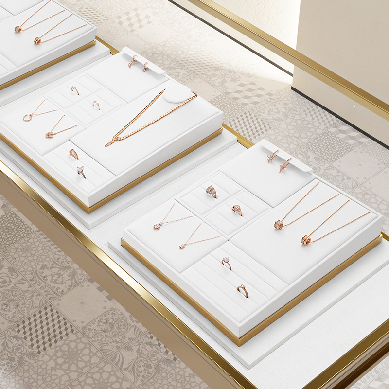 FANXI TT202 Jewelry Display Tray For plateau de prsentation de bijoux Creativity Custom Microfiber jewellery tray