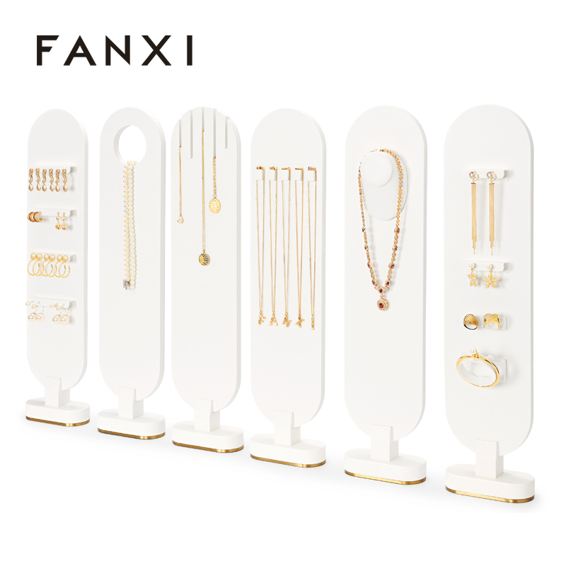FANXI TT160 New fashion magnetic pu leather jewelry display set for showcase
