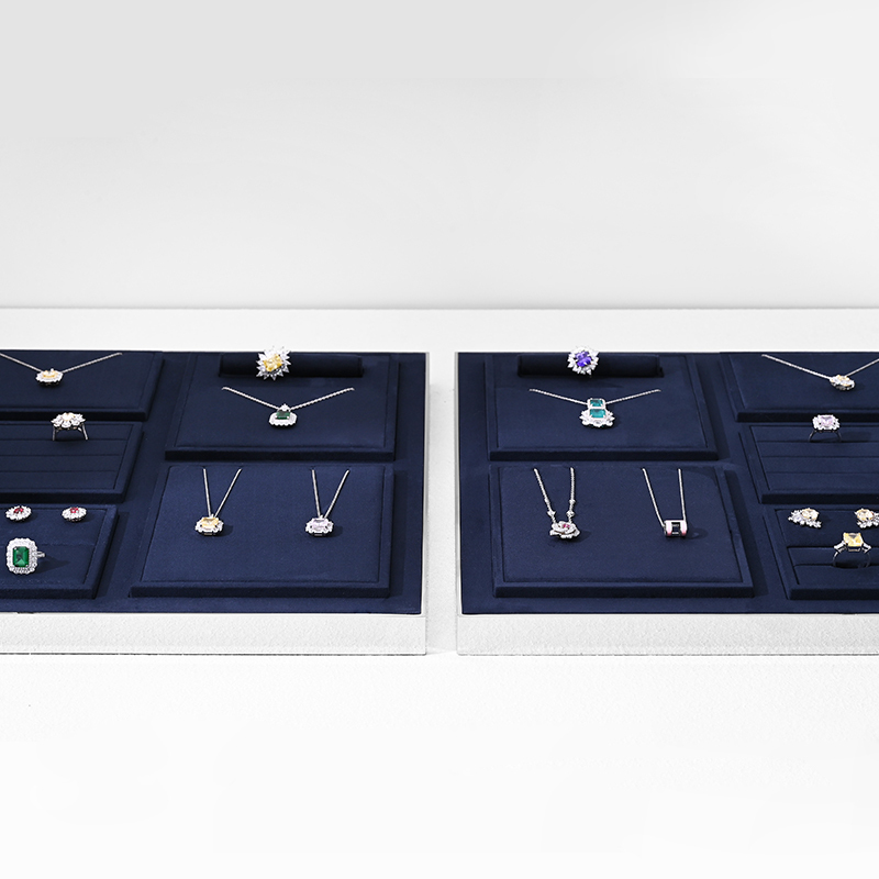 FANXI TT208 jewellery display jewellery tray Exhibitor Custom Microfiber jewellery tray