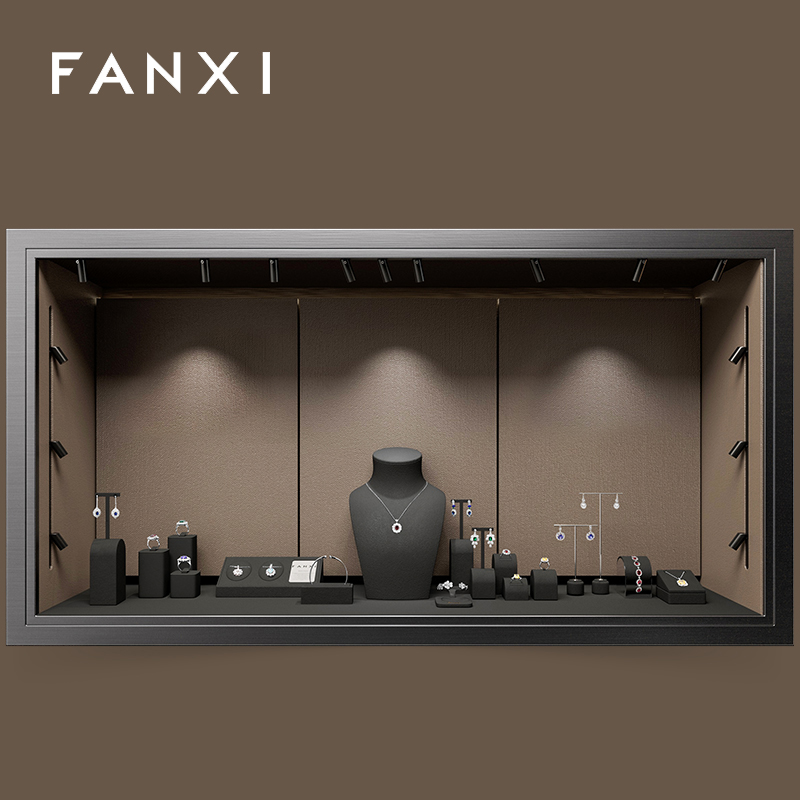 FANXI TT197 New fashion full set jewelry display set for showcase