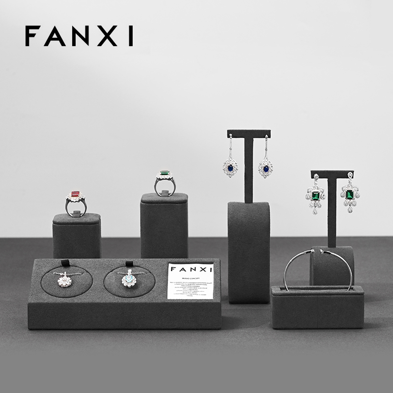 FANXI TT197 New fashion full set jewelry display set for showcase