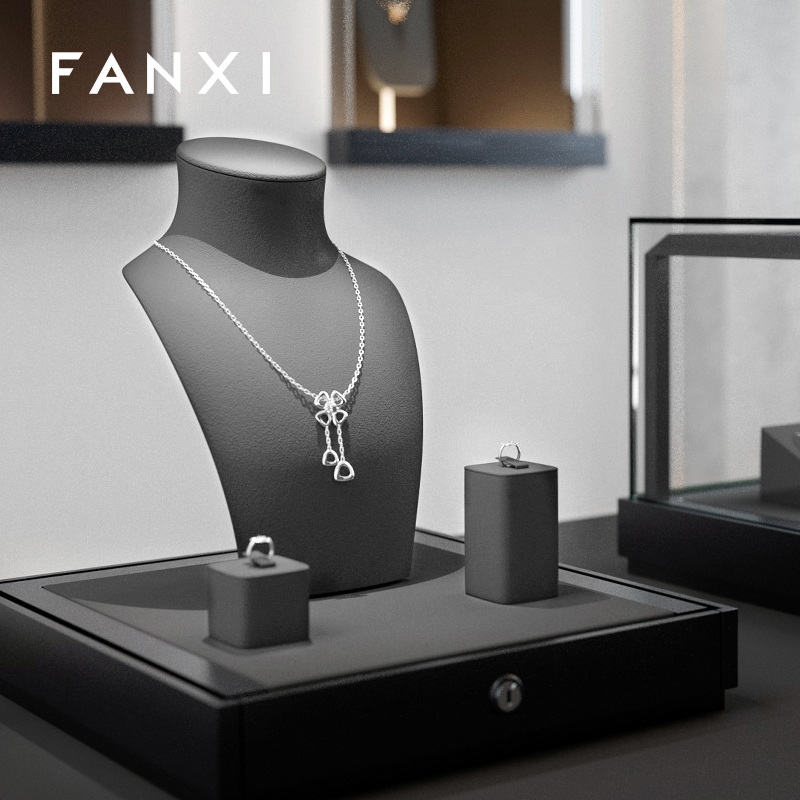 FANXI TT197 New fashion full set jewelry display set for showcase