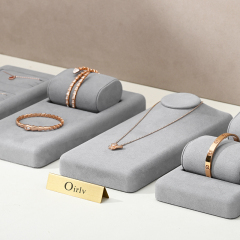 2023 New arrival FANXI TT238 light gray jewelry display sets with multi function for jewelry showcase
