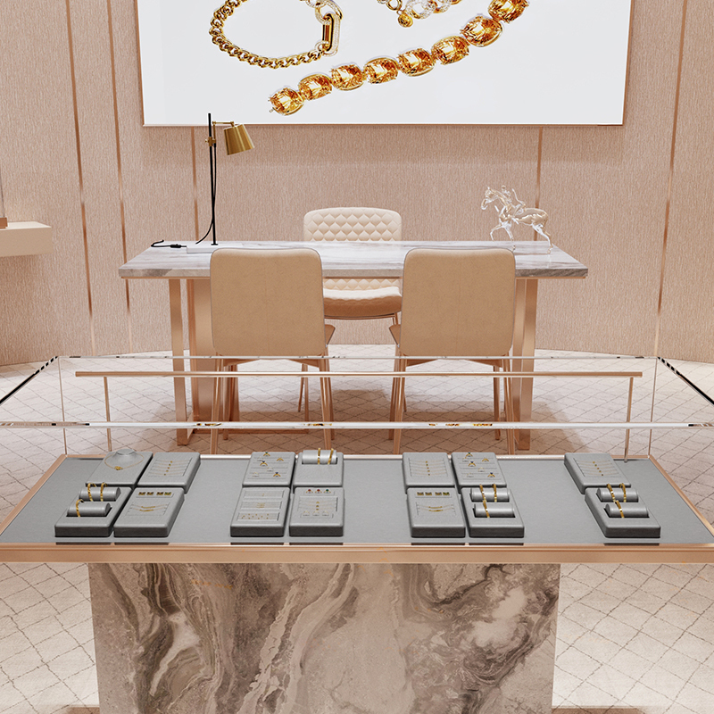 FANXI TT240 new launch luxury jewelry display sets for stores