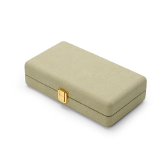 New custom design microfiber jewelry case for ring wooden jewelry ring case