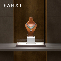 FANXI SM069 New high quality solid wood necklace bracelet jewelry display stand