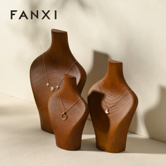 FANXI SM069 New high quality solid wood necklace bracelet jewelry display stand