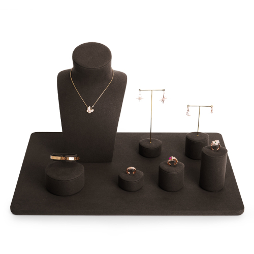 TT107 Accept custom color and material fashion jewelry display set