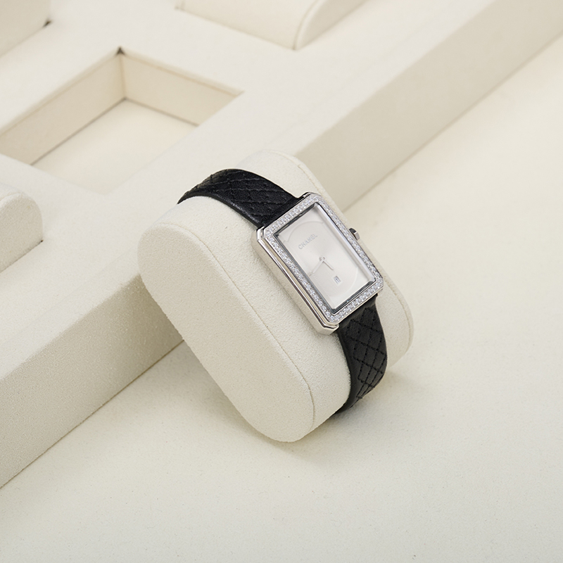 FANXI TT221 Beige microfiber watch display stand