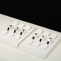 FANXI TT221 Beige microfiber watch display stand