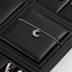 FANXI P139 new design black pu leather jewelry display set for full collection