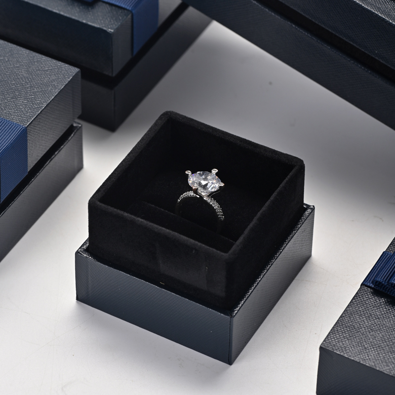 Custom logo jewelry packging box with bowknot TC-H07201