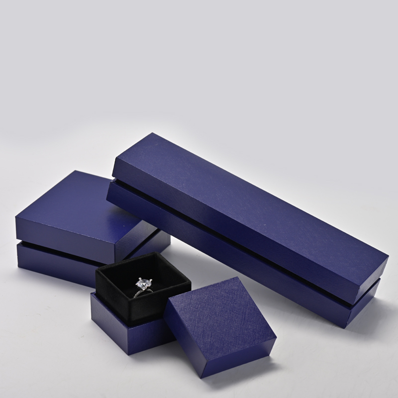 Accept custom color blue jewelry package box TC-H07102